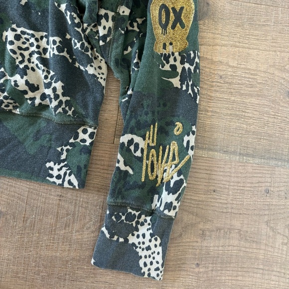 zadig & voltaire upper camouflage camo sweatshirt pullover - Picture 3 of 6